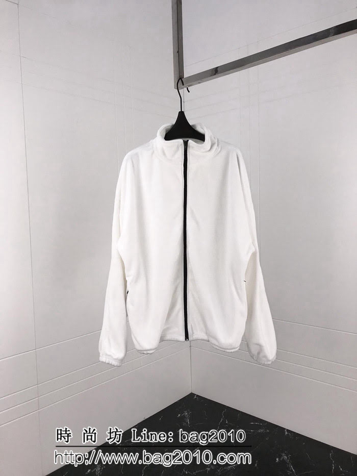 BALENCIAGA巴黎世家 19年新款 背後彩虹國旗 遙粒絨布絨面料 OS寬鬆版 夾克外套衫 男女同款 ydi2591